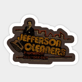 JEFFERSON CLEANERS VINTAGE ART Sticker